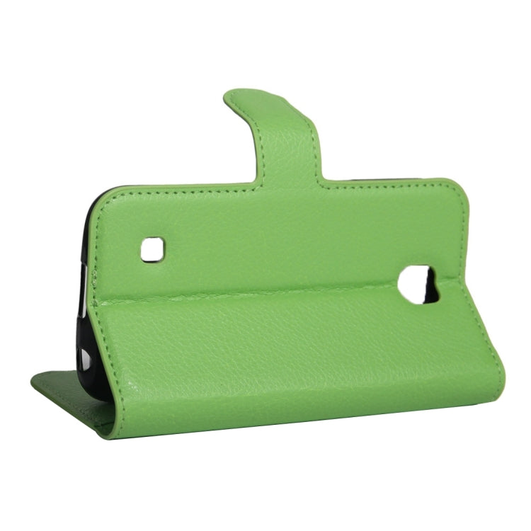 For LG K3 / LS450 Litchi Texture Horizontal Flip PU Leather Case with Holder & Card Slots & Wallet