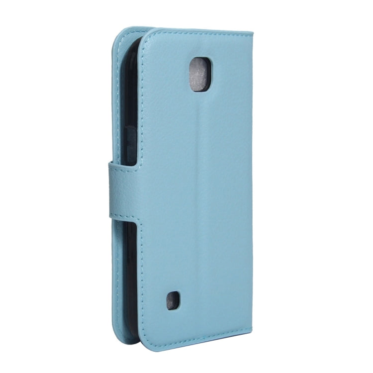 For LG K3 / LS450 Litchi Texture Horizontal Flip PU Leather Case with Holder & Card Slots & Wallet