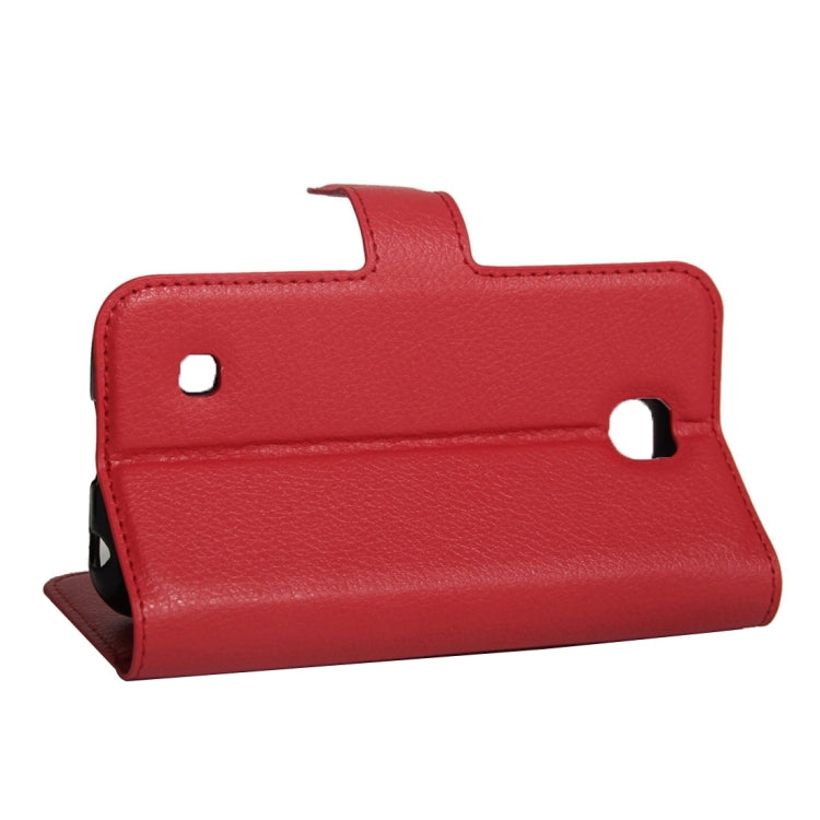 For LG K3 / LS450 Litchi Texture Horizontal Flip PU Leather Case with Holder & Card Slots & Wallet