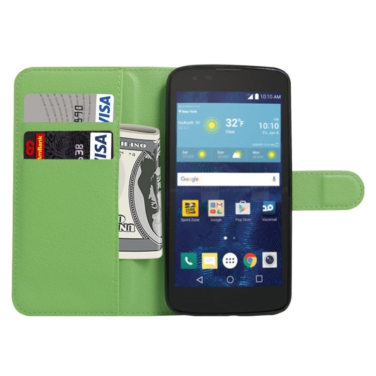 For LG K7 Litchi Texture Horizontal Flip Leather Case with Magnetic Buckle & Holder & Card Slots & Wallet
