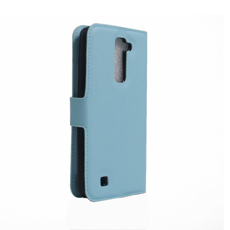 For LG K7 Litchi Texture Horizontal Flip Leather Case with Magnetic Buckle & Holder & Card Slots & Wallet