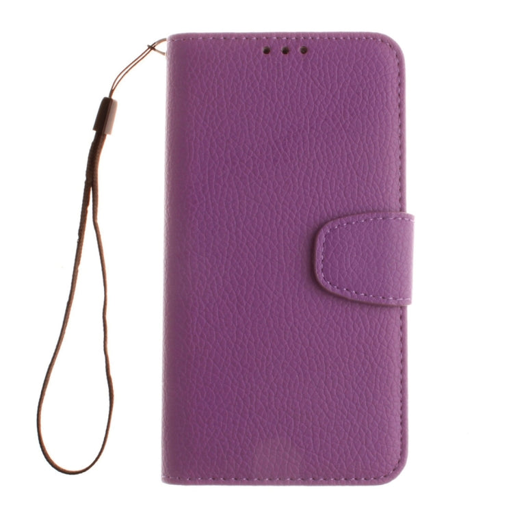 For Sony Xperia X Litchi Texture Horizontal Flip PU Leather Case with Holder & Card Slots & Wallet & Photo Frame & Lanyard