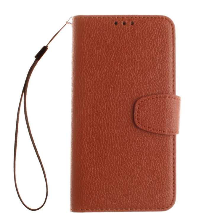 For Sony Xperia X Litchi Texture Horizontal Flip PU Leather Case with Holder & Card Slots & Wallet & Photo Frame & Lanyard