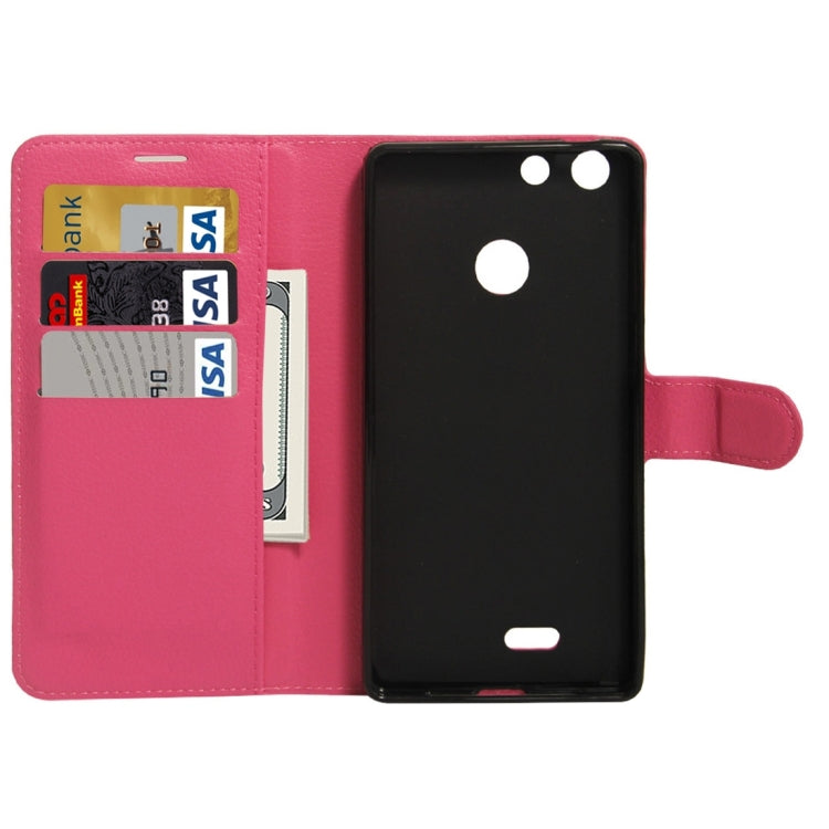 For Archos  55 Diamond Selfie Litchi Texture Horizontal Flip PU Leather Case with Holder & Card Slots & Wallet