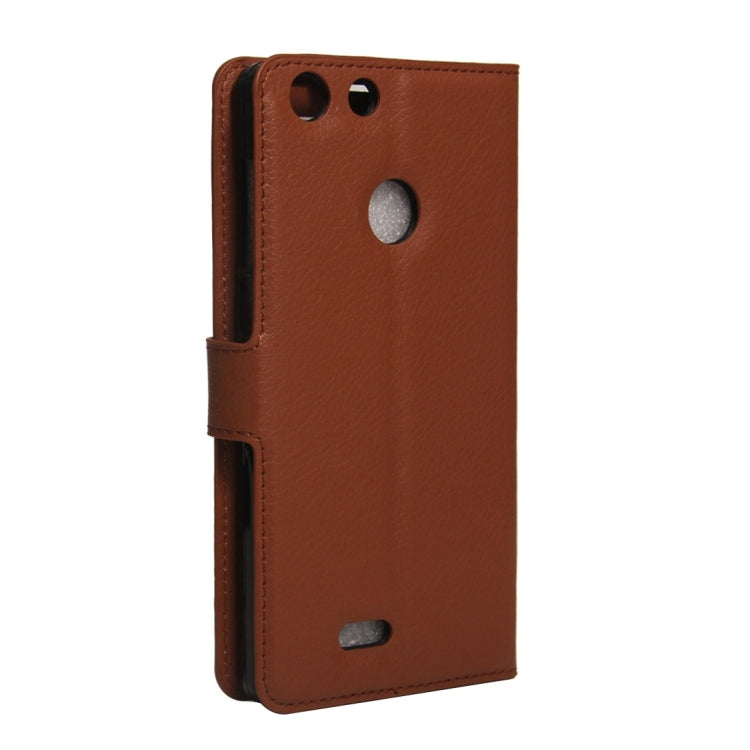 For Archos  55 Diamond Selfie Litchi Texture Horizontal Flip PU Leather Case with Holder & Card Slots & Wallet