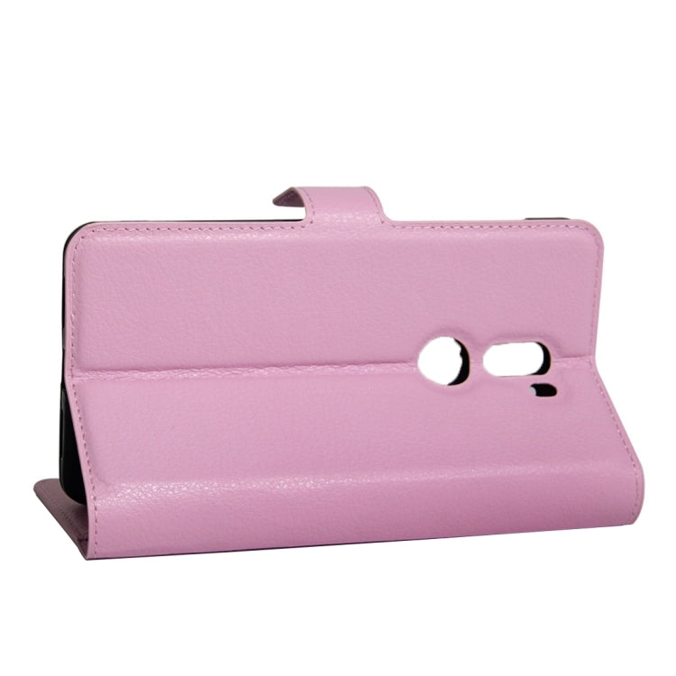 For 360 QiKU Q5 Plus Litchi Texture Horizontal Flip PU Leather Case with Holder & Card Slots & Wallet