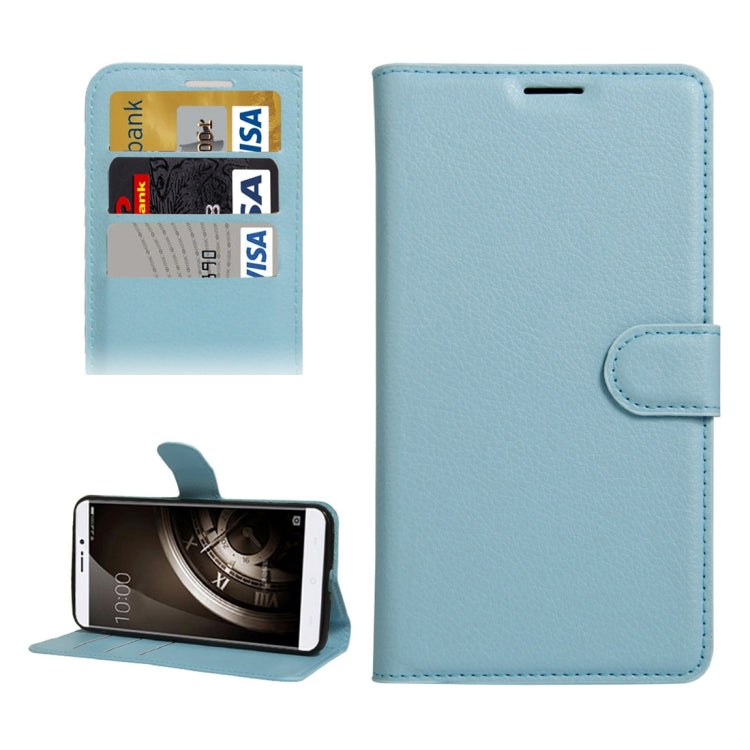 For 360 QiKU Q5 Plus Litchi Texture Horizontal Flip PU Leather Case with Holder & Card Slots & Wallet