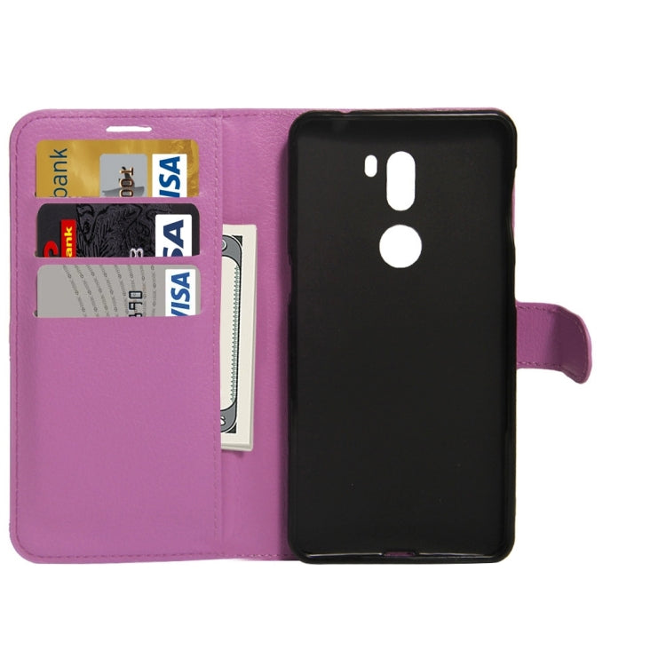 For 360 QiKU Q5 Plus Litchi Texture Horizontal Flip PU Leather Case with Holder & Card Slots & Wallet