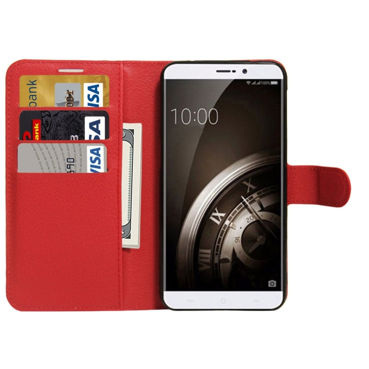 For 360 QiKU Q5 Plus Litchi Texture Horizontal Flip PU Leather Case with Holder & Card Slots & Wallet