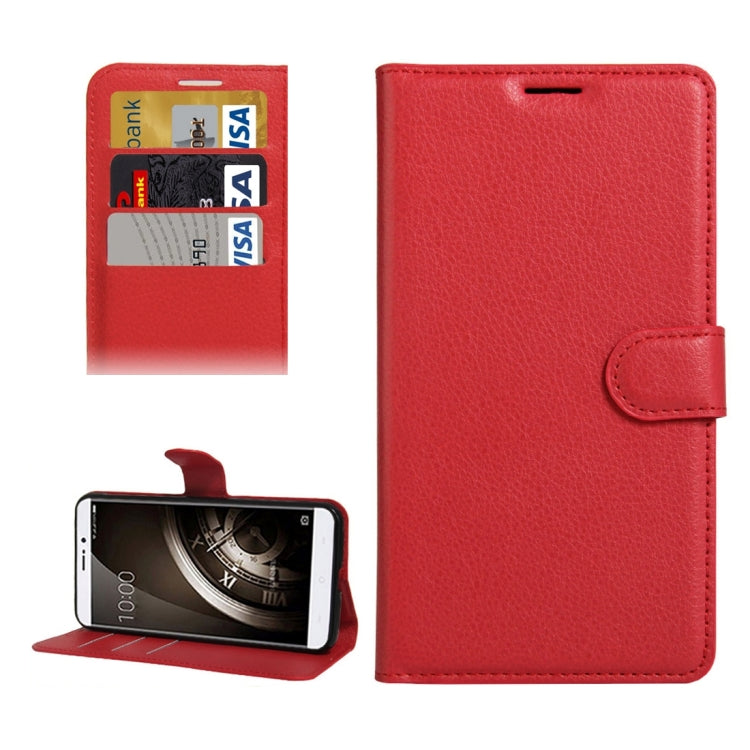 For 360 QiKU Q5 Plus Litchi Texture Horizontal Flip PU Leather Case with Holder & Card Slots & Wallet