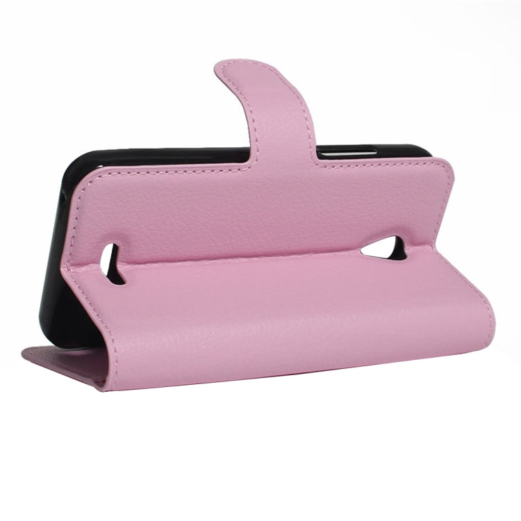 For Lenovo A Plus / A1010a20 Litchi Texture Horizontal Flip PU Leather Case with Holder & Card Slots & Wallet