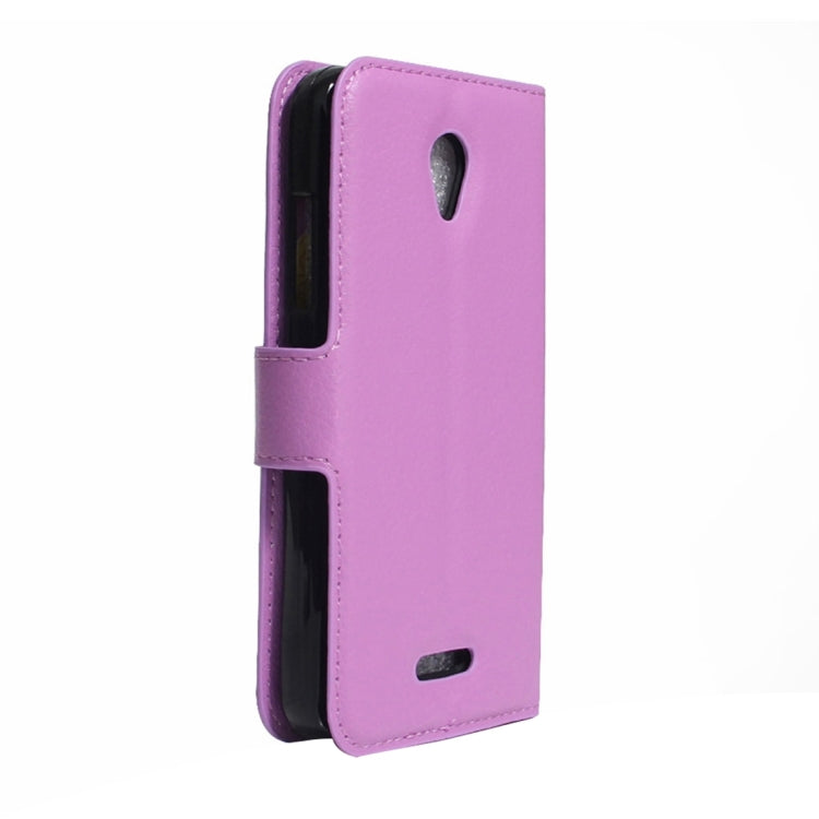 For Lenovo A Plus / A1010a20 Litchi Texture Horizontal Flip PU Leather Case with Holder & Card Slots & Wallet