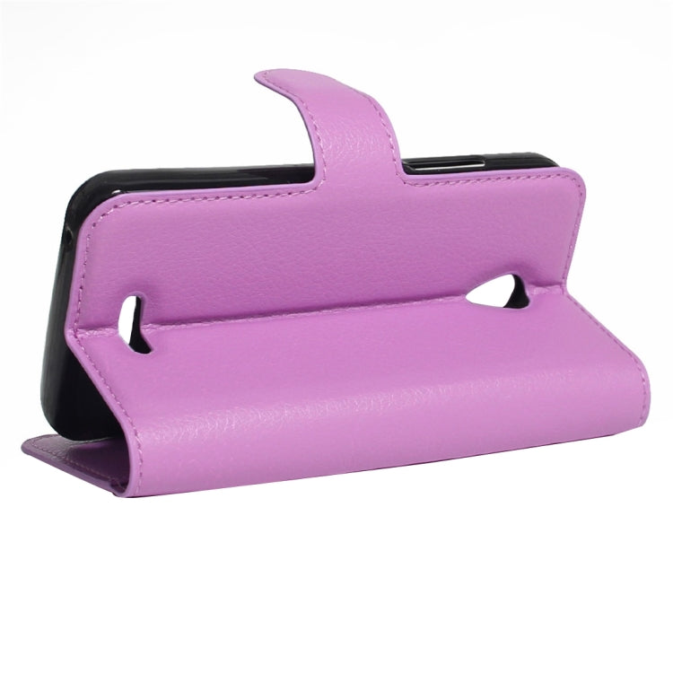 For Lenovo A Plus / A1010a20 Litchi Texture Horizontal Flip PU Leather Case with Holder & Card Slots & Wallet