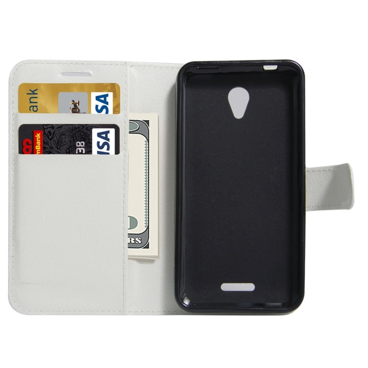 For Lenovo A Plus / A1010a20 Litchi Texture Horizontal Flip PU Leather Case with Holder & Card Slots & Wallet