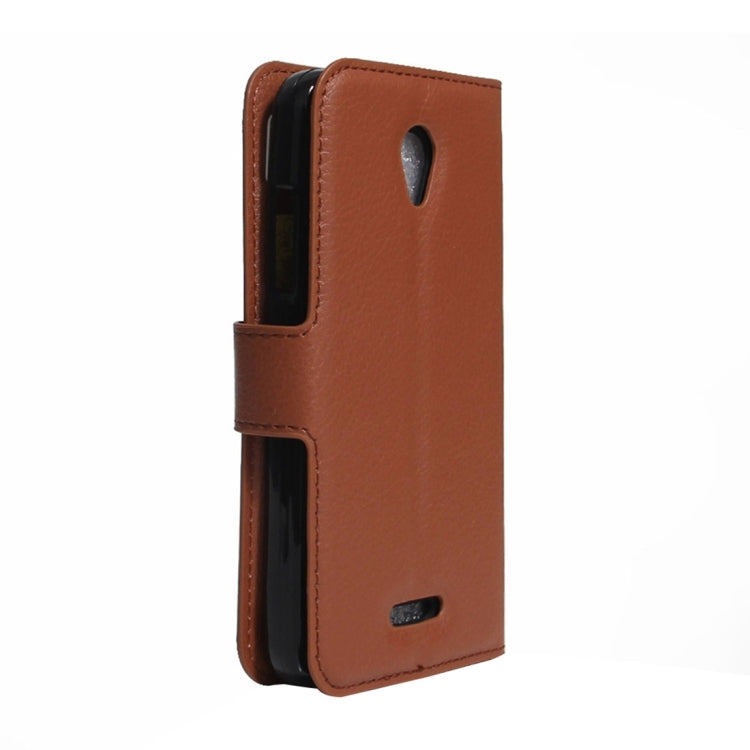 For Lenovo A Plus / A1010a20 Litchi Texture Horizontal Flip PU Leather Case with Holder & Card Slots & Wallet