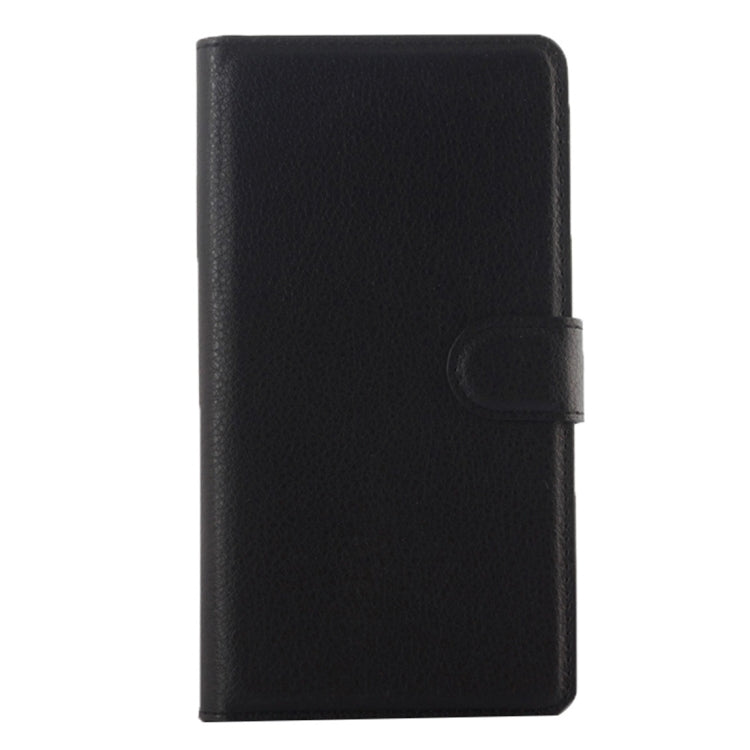 For Lenovo Vibe A Litchi Texture Horizontal Flip Leather Case with Magnetic Buckle & Holder & Card Slots & Wallet