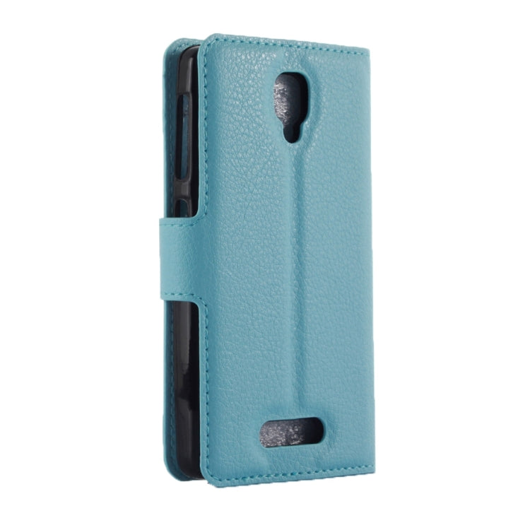 For Lenovo Vibe A Litchi Texture Horizontal Flip Leather Case with Magnetic Buckle & Holder & Card Slots & Wallet