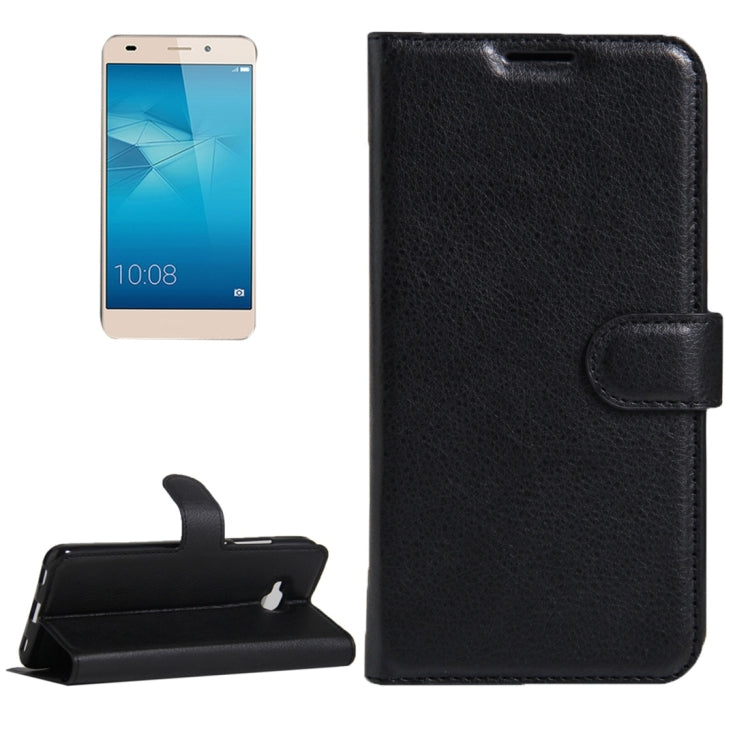 For Huawei  Honor 5c European Edition Litchi Texture Horizontal Flip Leather Case with Magnetic Buckle & Holder & Card Slots & Wallet