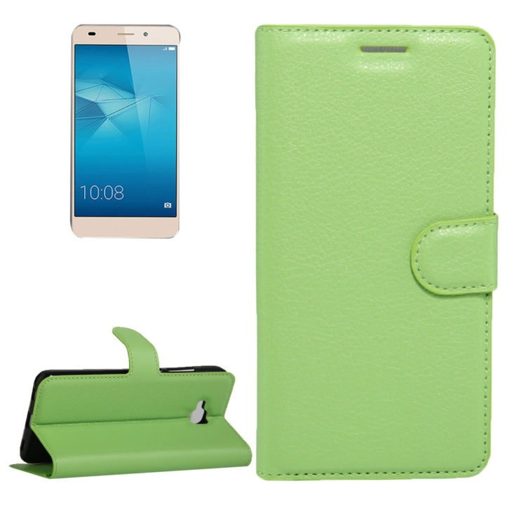 For Huawei  Honor 5c European Edition Litchi Texture Horizontal Flip Leather Case with Magnetic Buckle & Holder & Card Slots & Wallet