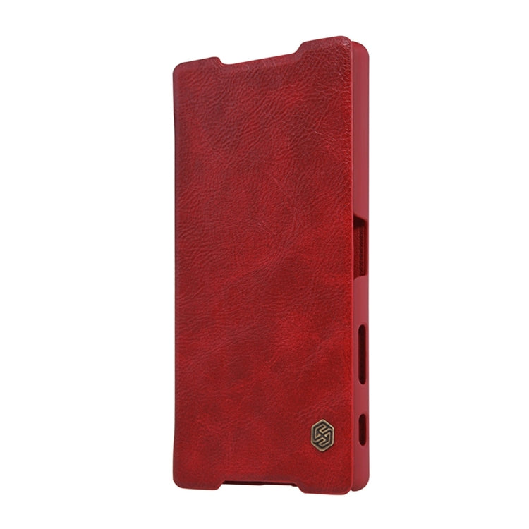 NILLKIN QIN Series for Sony Xperia Z5 Premium Business Style Horizontal Flip Leather Case with Card Slot