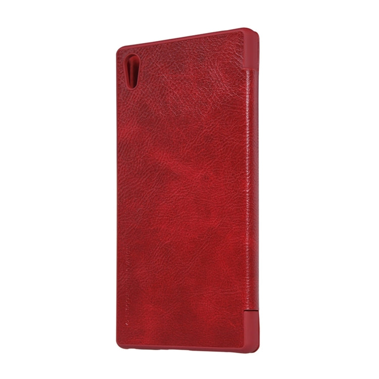 NILLKIN QIN Series for Sony Xperia Z5 Premium Business Style Horizontal Flip Leather Case with Card Slot