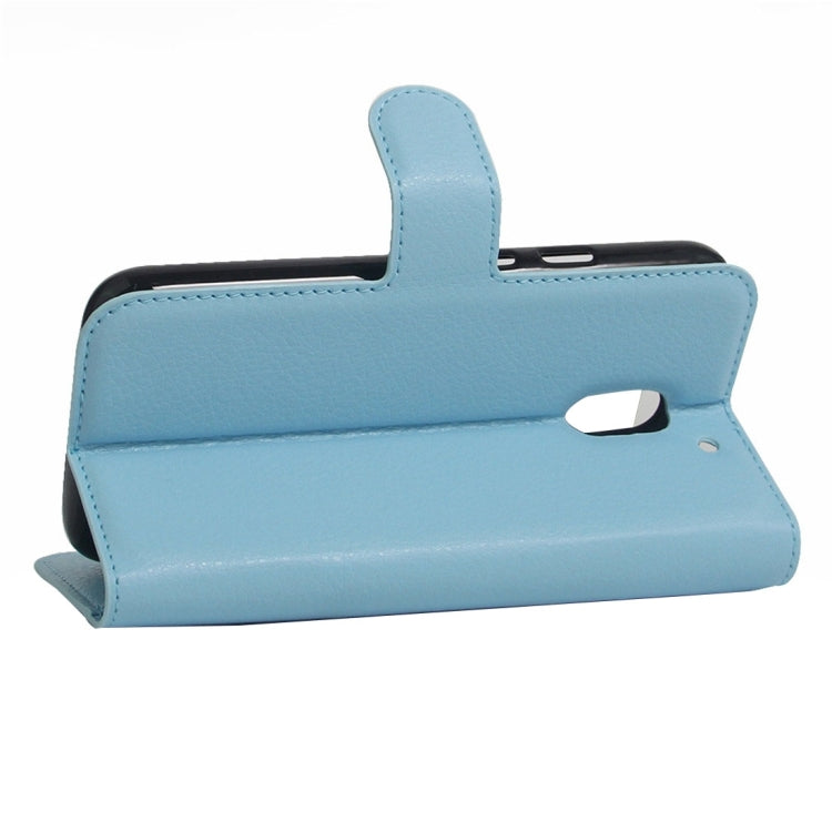 For Motorola Moto E3 Power Litchi Texture Horizontal Flip PU Leather Case with Holder & Card Slots & Wallet