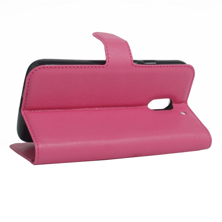 For Motorola Moto E3 Power Litchi Texture Horizontal Flip PU Leather Case with Holder & Card Slots & Wallet