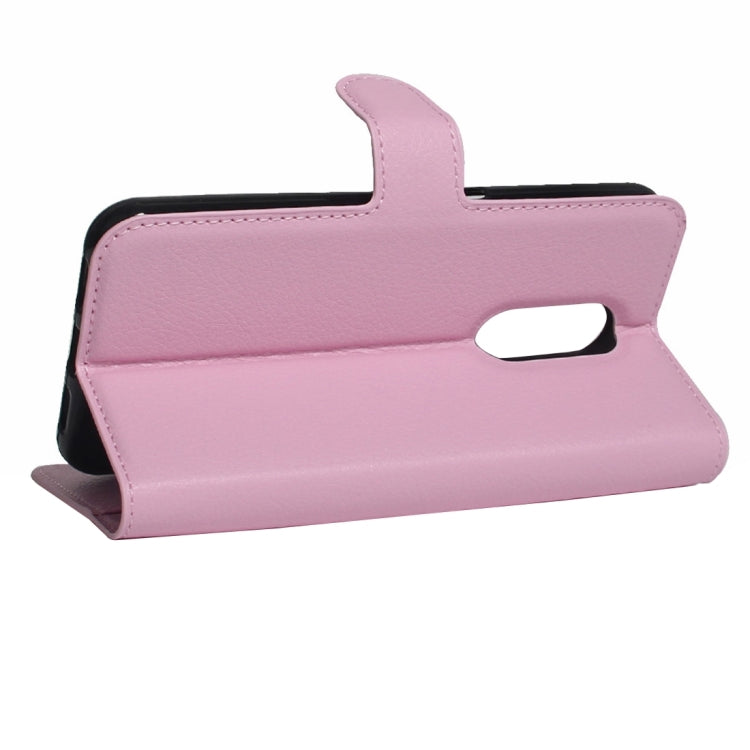 For Huawei Enjoy 6 Litchi Texture Horizontal Flip PU Leather Case with Holder & Card Slots & Wallet