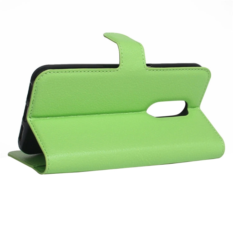 For Huawei Enjoy 6 Litchi Texture Horizontal Flip PU Leather Case with Holder & Card Slots & Wallet