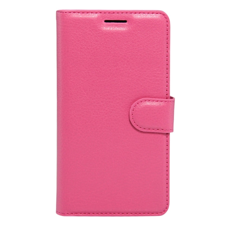 For Huawei Enjoy 6 Litchi Texture Horizontal Flip PU Leather Case with Holder & Card Slots & Wallet