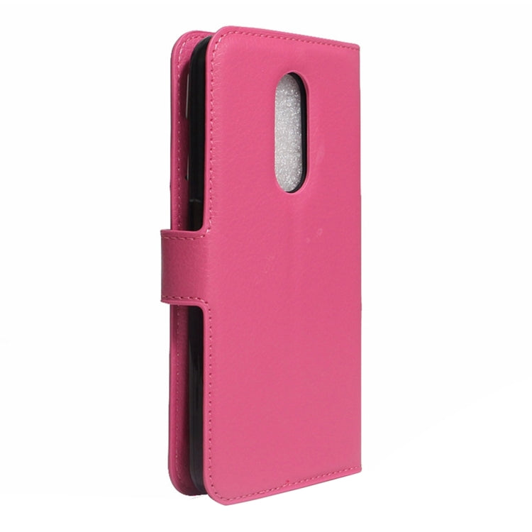 For Huawei Enjoy 6 Litchi Texture Horizontal Flip PU Leather Case with Holder & Card Slots & Wallet