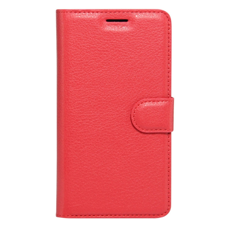 For Huawei Enjoy 6 Litchi Texture Horizontal Flip PU Leather Case with Holder & Card Slots & Wallet