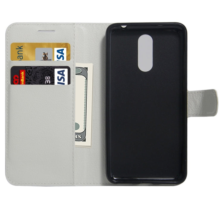 For Huawei Enjoy 6 Litchi Texture Horizontal Flip PU Leather Case with Holder & Card Slots & Wallet