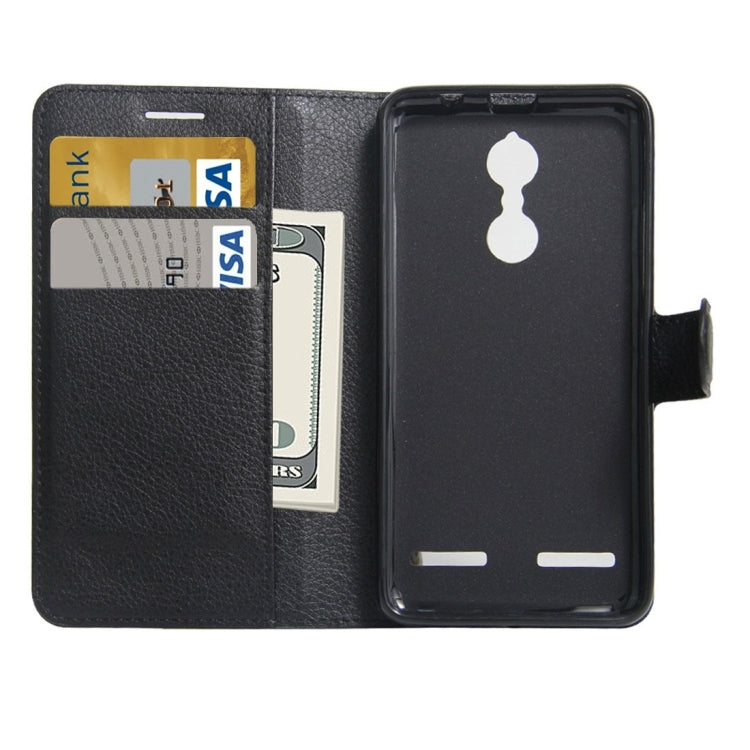 For Lenovo K6 Litchi Texture Horizontal Flip PU Leather Case with Holder & Card Slots & Wallet