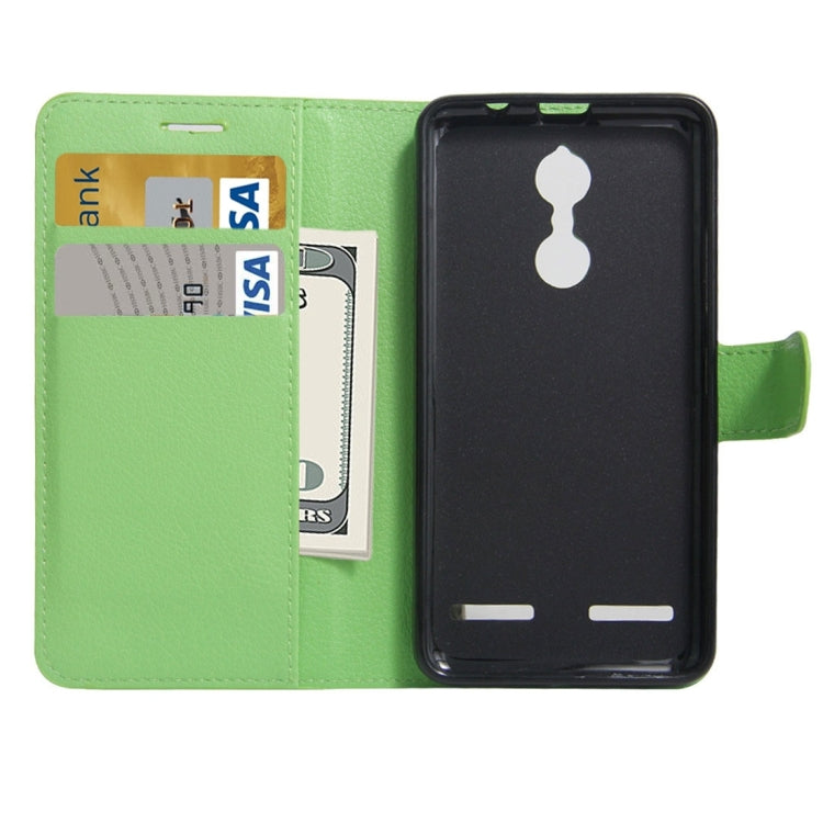 For Lenovo K6 Litchi Texture Horizontal Flip PU Leather Case with Holder & Card Slots & Wallet
