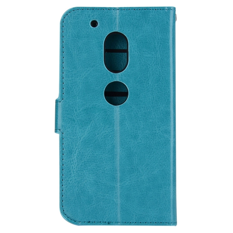 For Motorola Moto G4 Play Crazy Horse Texture Horizontal Flip PU Leather Case with Holder & Card Slots & Wallet & Photo Frame & Lanyard