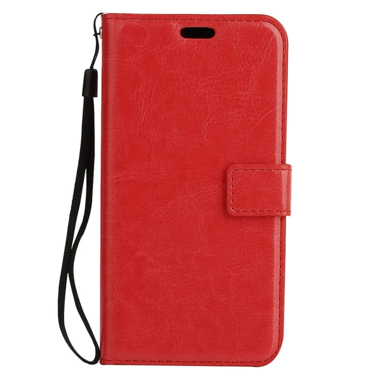 For Motorola Moto G4 Play Crazy Horse Texture Horizontal Flip PU Leather Case with Holder & Card Slots & Wallet & Photo Frame & Lanyard