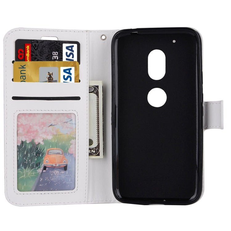 For Motorola Moto G4 Play Crazy Horse Texture Horizontal Flip PU Leather Case with Holder & Card Slots & Wallet & Photo Frame & Lanyard