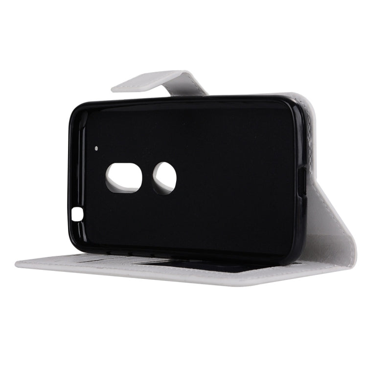 For Motorola Moto G4 Play Crazy Horse Texture Horizontal Flip PU Leather Case with Holder & Card Slots & Wallet & Photo Frame & Lanyard