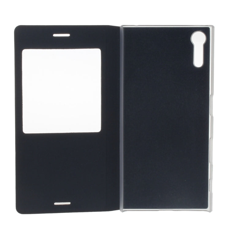 For Sony Xperia XZ Litchi Texture Horizontal Flip PU Leather Case with Call Display ID