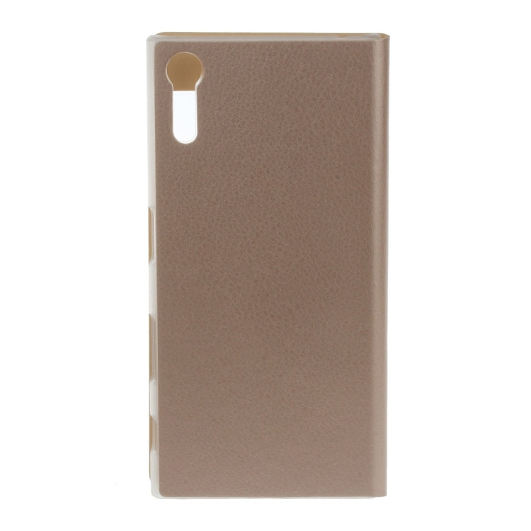 For Sony Xperia XZ Litchi Texture Horizontal Flip PU Leather Case with Call Display ID