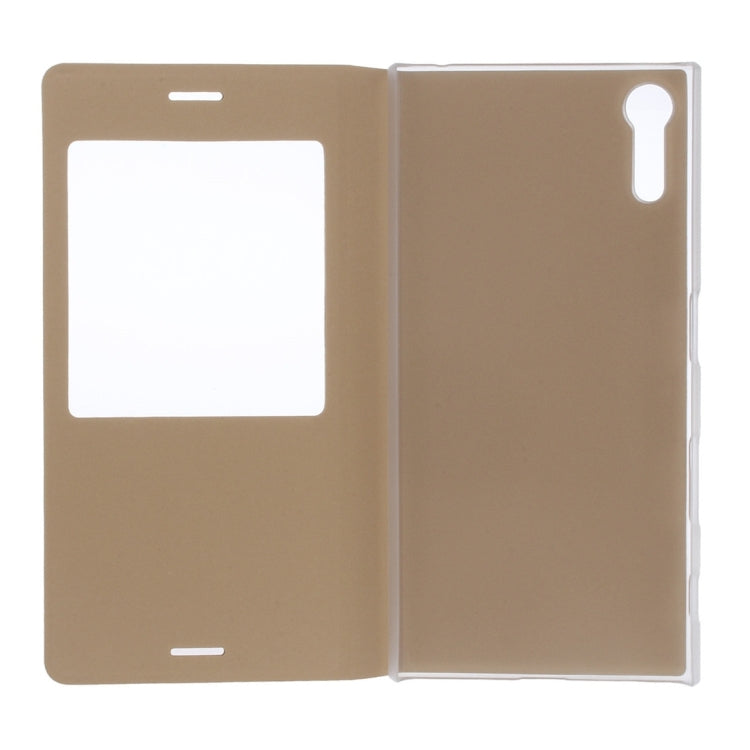 For Sony Xperia XZ Litchi Texture Horizontal Flip PU Leather Case with Call Display ID