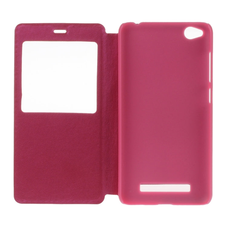 For Xiaomi Redmi 4A Litchi Texture Horizontal Flip PU Leather Case with Call Display ID
