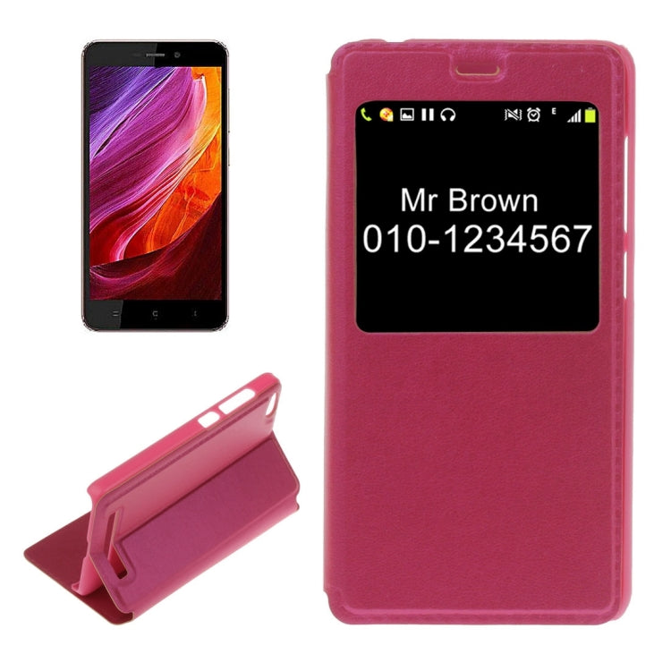 For Xiaomi Redmi 4A Litchi Texture Horizontal Flip PU Leather Case with Call Display ID