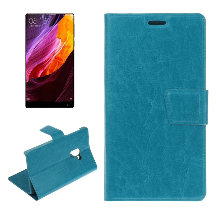 For Xiaomi Mi Mix Crazy Horse Texture Horizontal Flip PU Leather Case with Holder & Card Slots