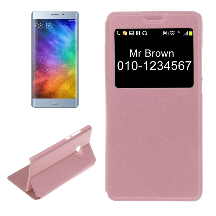 For Xiaomi  Note 2 Litchi Texture Horizontal Flip PU Leather Case with Call Display ID