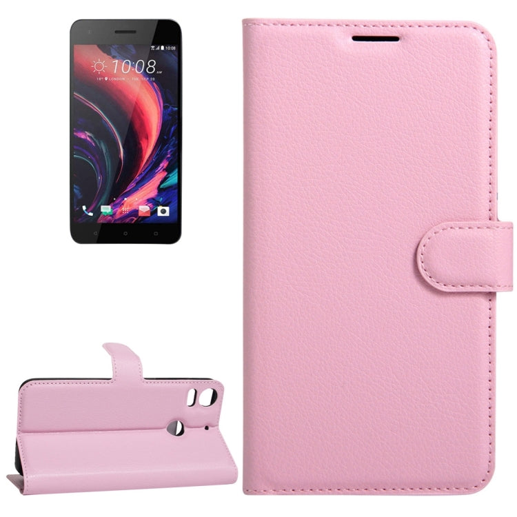 For HTC Desire 10 pro Litchi Texture Horizontal Flip Leather Case with Holder & Card Slots & Wallet