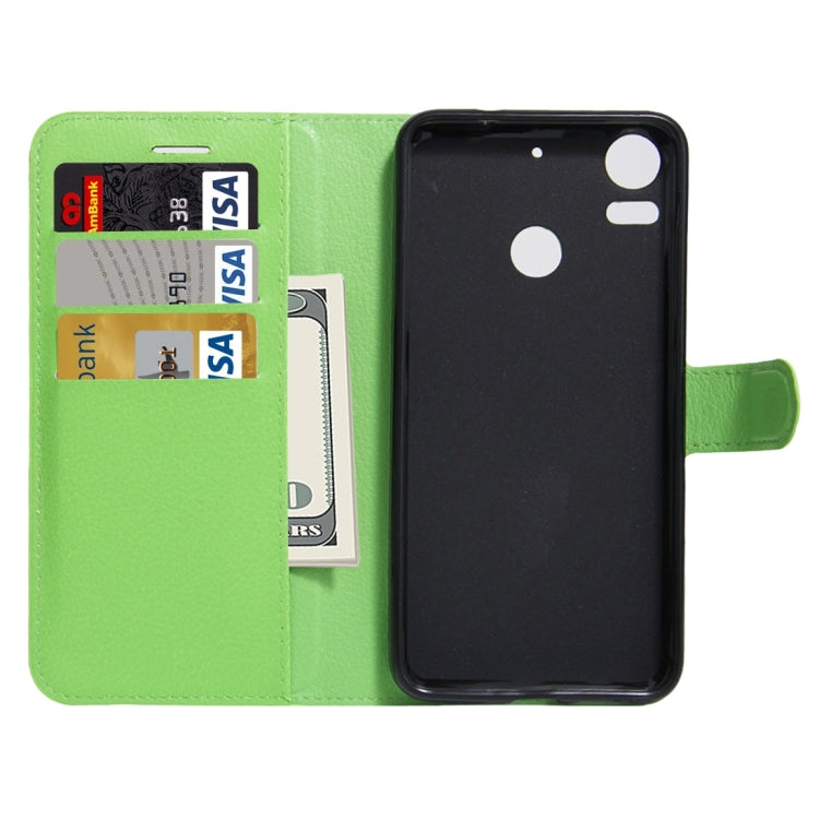 For HTC Desire 10 pro Litchi Texture Horizontal Flip Leather Case with Holder & Card Slots & Wallet