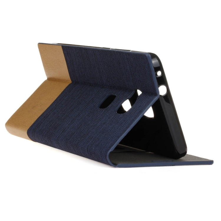 For Huawei  Honor 5C Canvas Pattern PU + TPU Horizontal Flip Leather Case with Holder & Card Slots