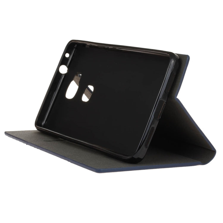 For Huawei  Honor 5C Canvas Pattern PU + TPU Horizontal Flip Leather Case with Holder & Card Slots